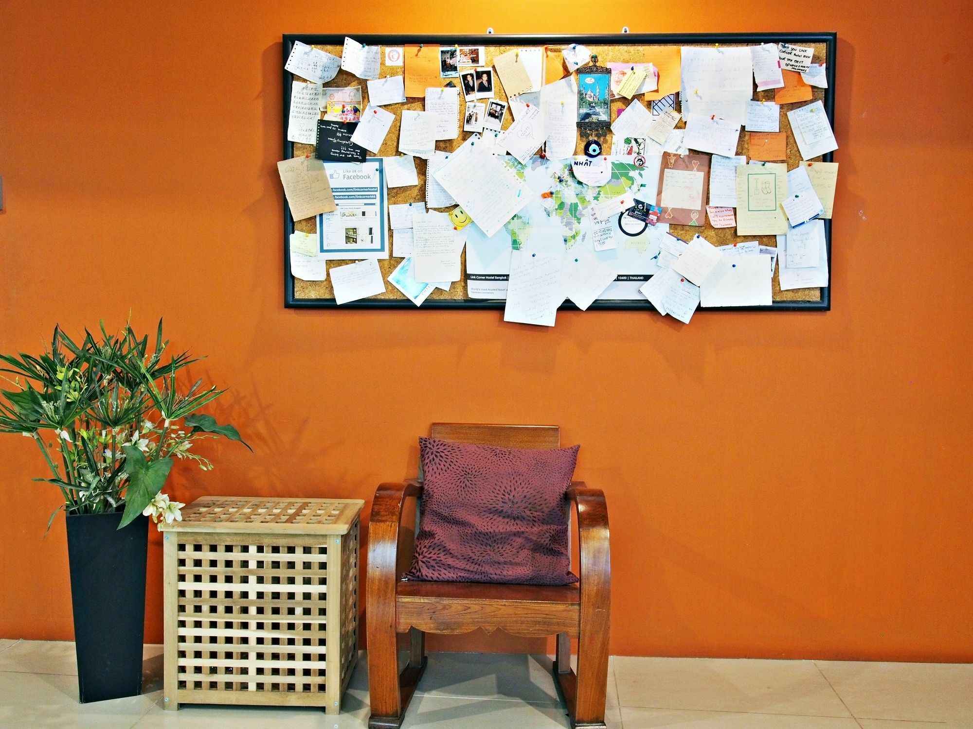Link Corner Hostel Bangkok Bagian luar foto