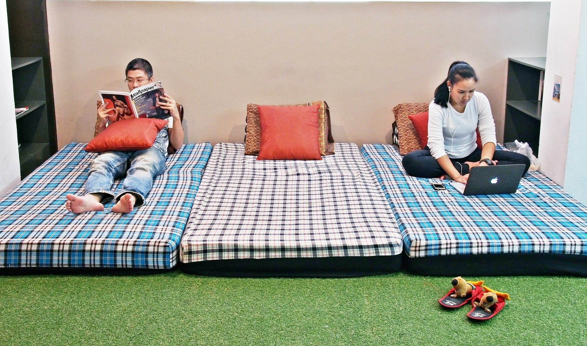 Link Corner Hostel Bangkok Bagian luar foto